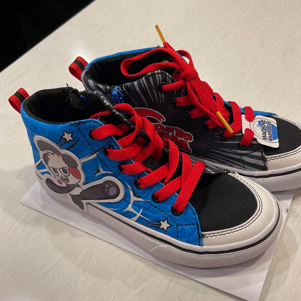 Ryan’s world combo panda high top sneakers 13.5